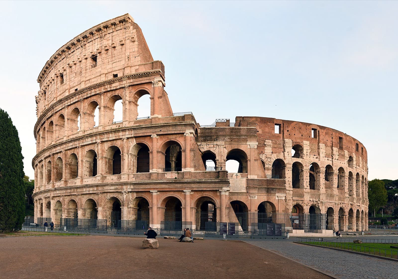 The Colosseum amphitheatre in Rome, Italy