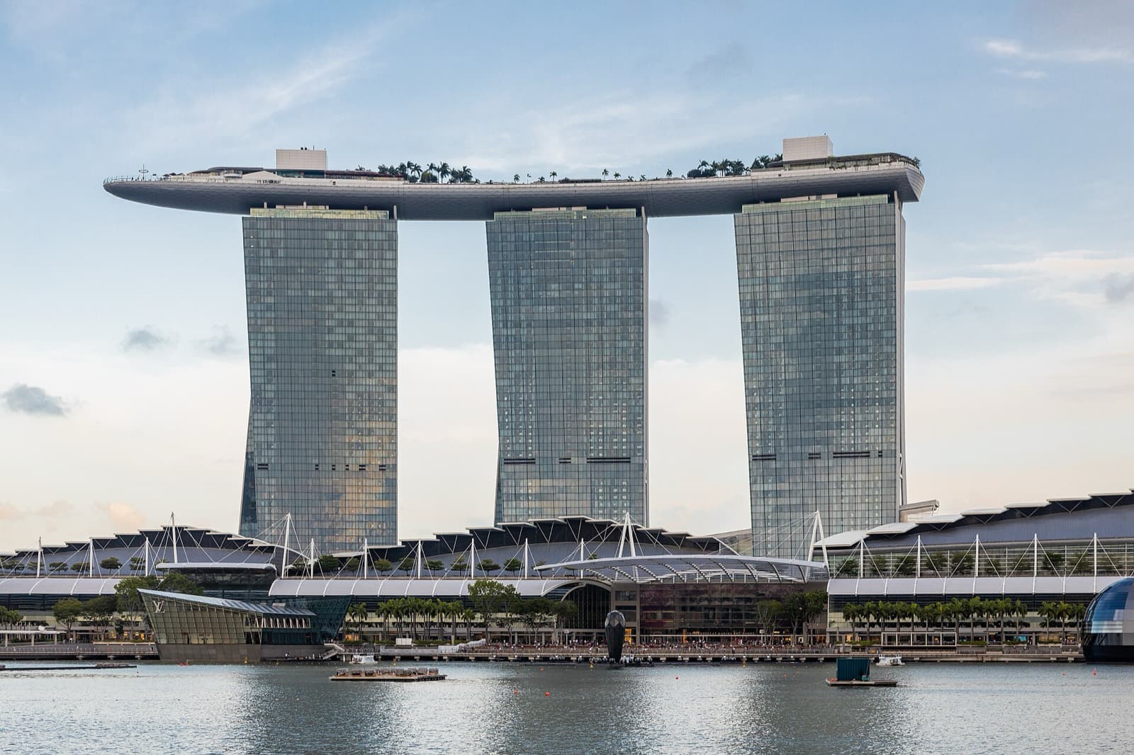 Marina Bay Sands across the bay, Singapore