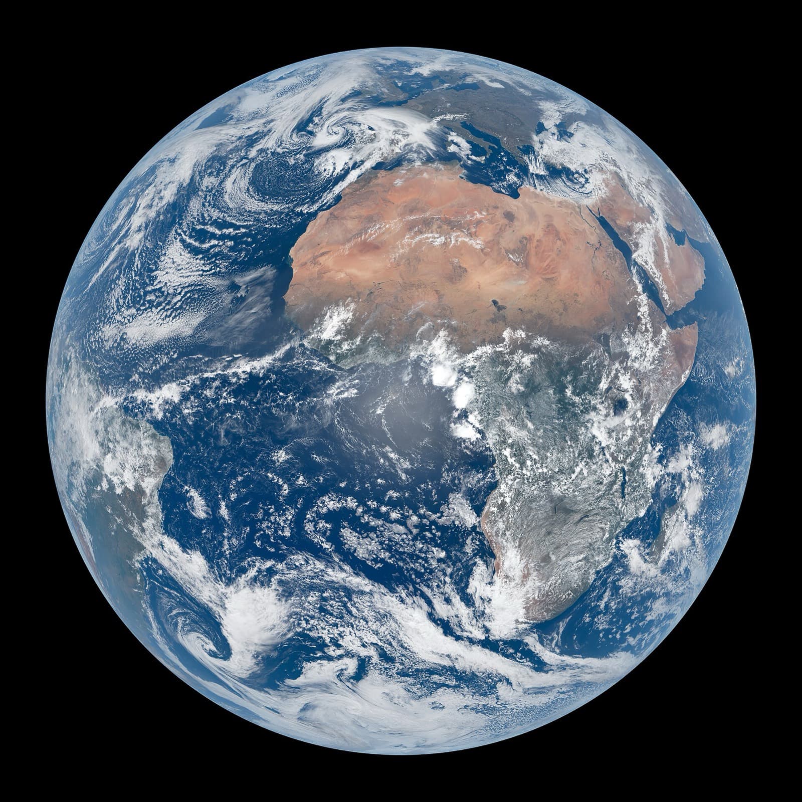 Earth seen from the Meteosat-12 weather satellite